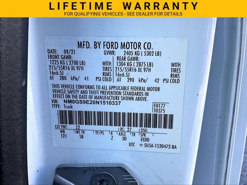 Used 2022 Ford Transit Connect XL FWD image 36
