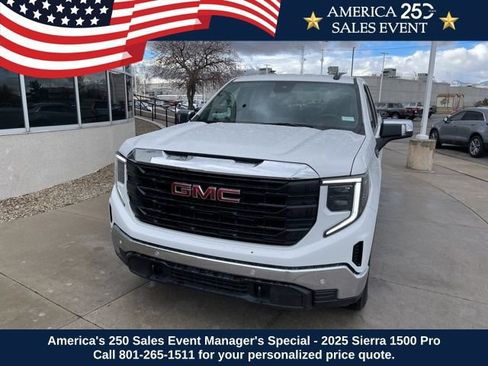 Used 2025 GMC Sierra 1500 Pro w/ Pro Value Package AWD/4WD image 1