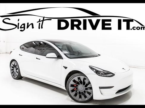 Used 2022 Tesla Model 3 Performance AWD/4WD image 1