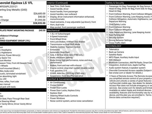 Used 2023 Chevrolet Equinox LS FWD image 32