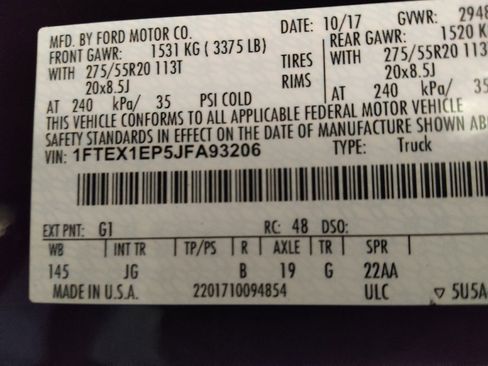 Used 2018 Ford F150 XL w/ Equipment Group 101A Mid AWD/4WD image 33