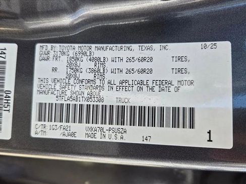 Certified 2026 Toyota Tundra SR5 image 23