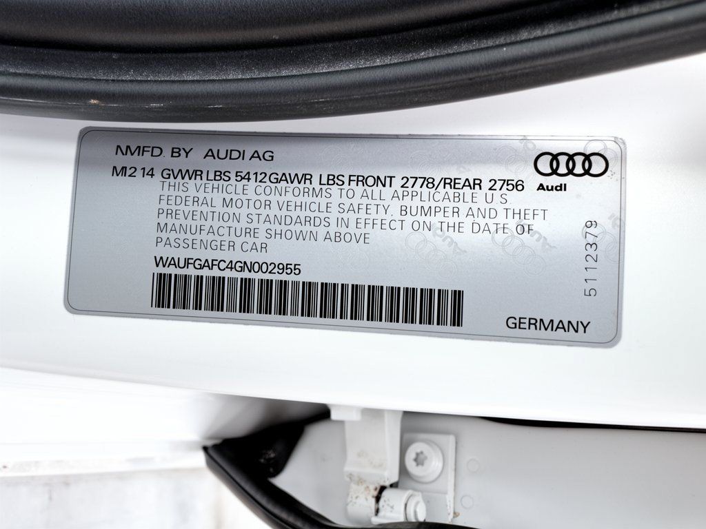 Used 2016 Audi A6 3.0T Premium Plus w/ 19" Sport Package AWD/4WD image 31
