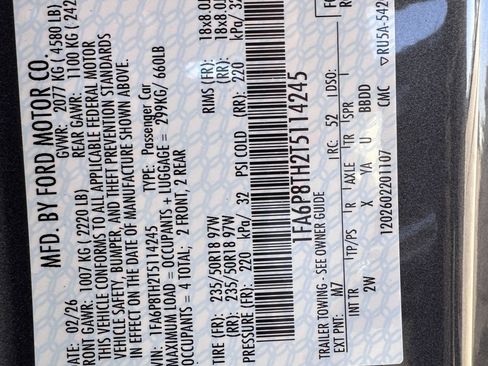 New 2026 Ford Mustang Coupe image 25