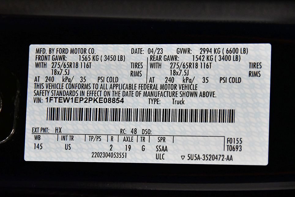 Used 2023 Ford F150 XLT w/ Equipment Group 302A High AWD/4WD image 20