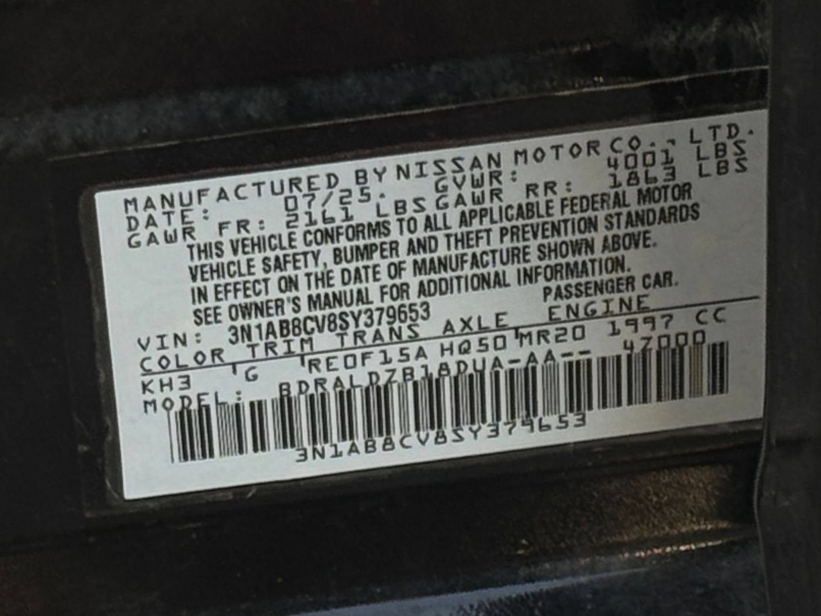 Used 2025 Nissan Sentra SV FWD image 24