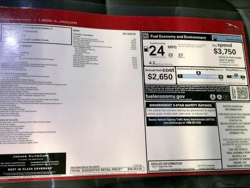 New 2025 Jaguar F-PACE R-Dynamic S image 14