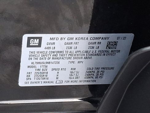 Used 2022 Chevrolet TrailBlazer RS w/ Sun and Liftgate Package image 29