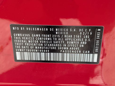 Used 2019 Volkswagen Jetta GLI FWD image 30
