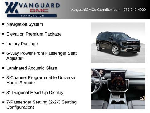 New 2026 GMC Acadia Elevation w/ Elevation Premium Package FWD image 6