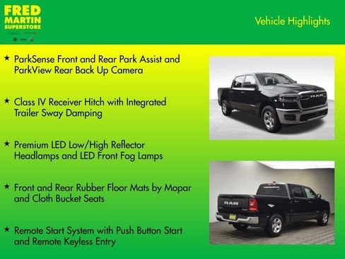 New 2026 RAM 1500 4x4 Crew Cab image 14