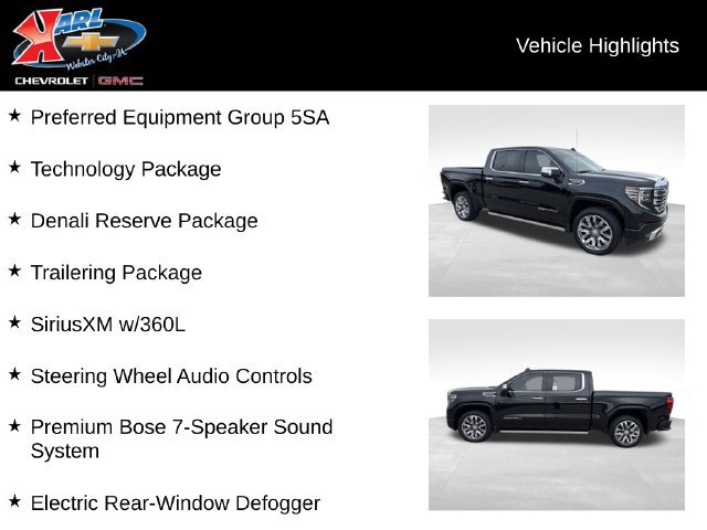 Used 2024 GMC Sierra 1500 Denali w/ Denali Reserve Package AWD/4WD image 3