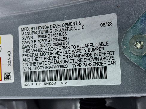 Used 2023 Honda Accord EX image 29