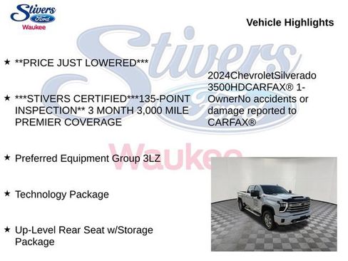 Used 2024 Chevrolet Silverado 3500 High Country w/ Technology Package AWD/4WD image 9