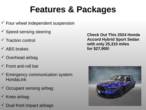 Used 2024 Honda Accord Sport image 12