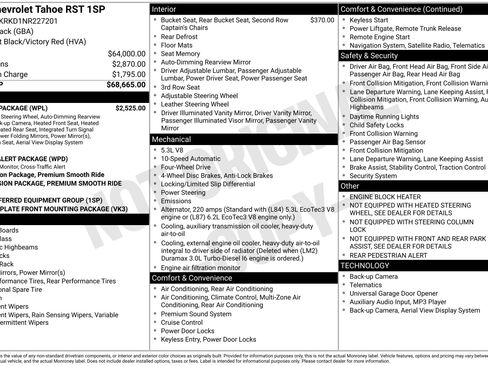 Certified 2022 Chevrolet Tahoe RST w/ Luxury Package image 6