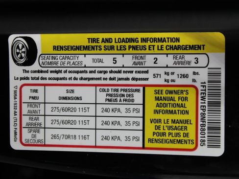 Used 2022 Ford F150 Lariat w/ Equipment Group 502A High AWD/4WD image 75