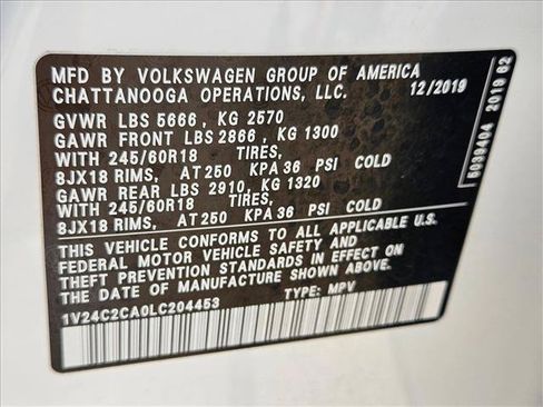 Used 2020 Volkswagen Atlas Cross Sport SE AWD/4WD image 24