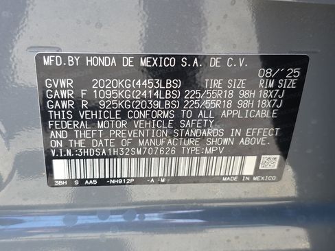 Certified 2025 Acura ADX FWD image 34