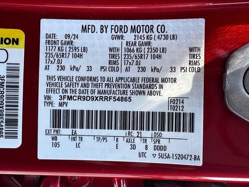 Used 2024 Ford Bronco Sport Badlands AWD/4WD image 42