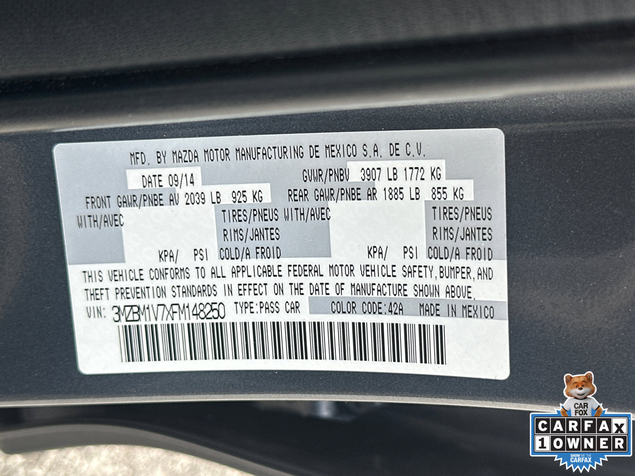 Used 2015 MAZDA MAZDA3 i Touring w/ Technology Package FWD image 32