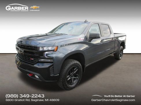 Used 2021 Chevrolet Silverado 1500 LT Trail Boss w/ Bed Protection Package AWD/4WD image 1
