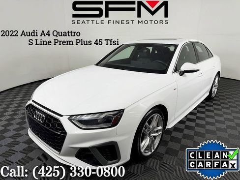 Used 2022 Audi A4 2.0T Premium Plus AWD/4WD image 1