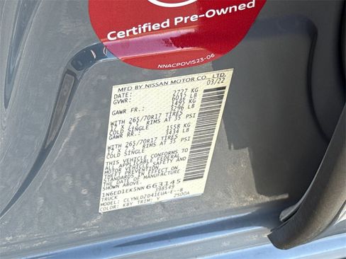 Certified 2022 Nissan Frontier PRO-4X w/ Pro-4X Premium Package image 40