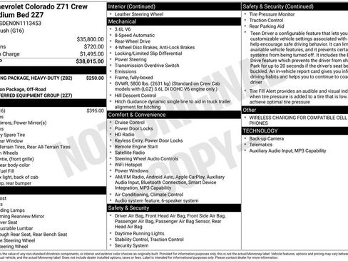 Used 2022 Chevrolet Colorado Z71 image 9