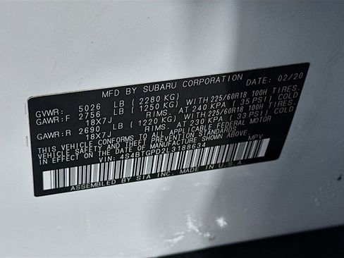 Used 2020 Subaru Outback Touring XT image 37