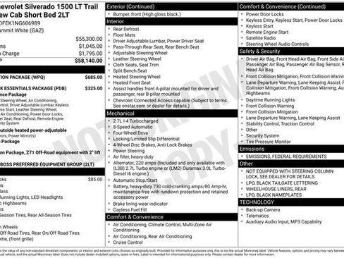 Used 2022 Chevrolet Silverado 1500 LT Trail Boss w/ Protection Package image 6