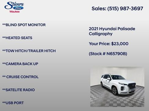 Used 2021 Hyundai Palisade Calligraphy AWD/4WD image 16