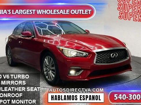 Used 2022 INFINITI Q50 Luxe w/ Cargo Package image 1