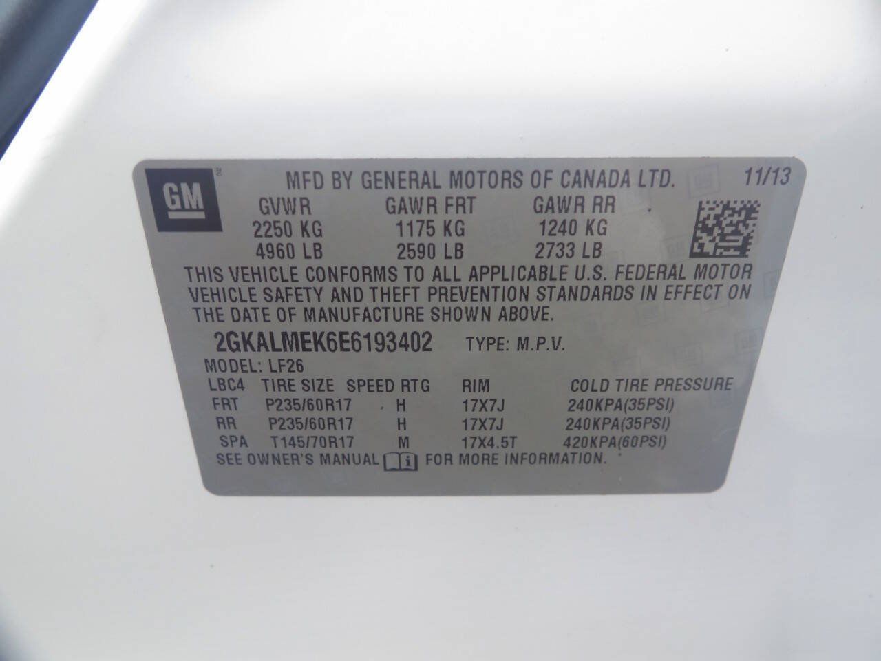 Used 2014 GMC Terrain SLE w/ LPO, Protection Package FWD image 32
