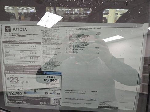 New 2026 Toyota Land Cruiser Base w/ Premium Package image 7