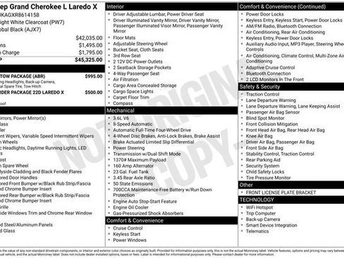 Used 2024 Jeep Grand Cherokee L Laredo w/ Trailer Tow Package image 5