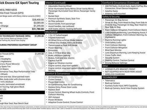 Used 2024 Buick Encore GX Sport Touring w/ Advanced Technology Package AWD/4WD image 8