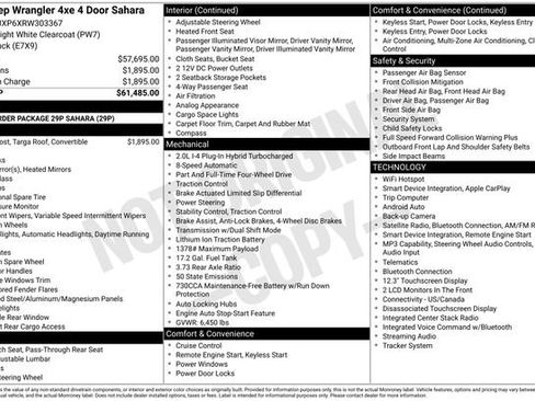 Used 2024 Jeep Wrangler Unlimited Sahara AWD/4WD image 40