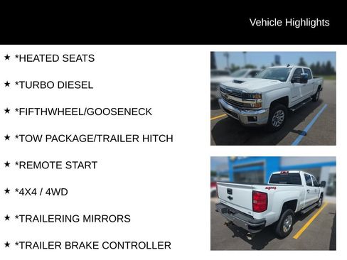 Used 2019 Chevrolet Silverado 2500 LTZ w/ Duramax Plus Package AWD/4WD image 5