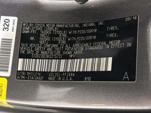 Used 2019 Toyota Sienna XLE w/ XLE Navigation Package AWD/4WD image 11