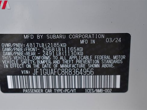 Used 2024 Subaru Impreza 2.0i Sport image 28