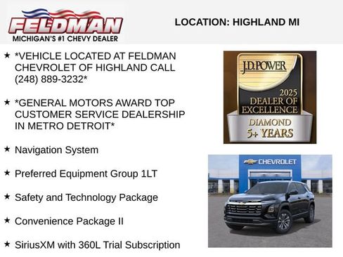 New 2026 Chevrolet Equinox LT w/ Convenience Package II FWD image 3