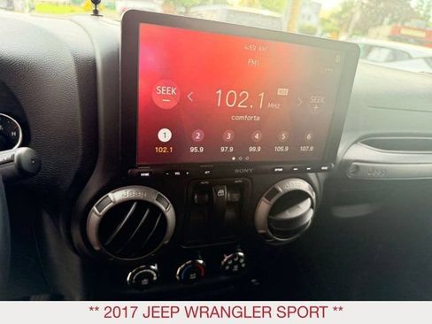Used 2017 Jeep Wrangler Sport w/ Quick Order Package 24S AWD/4WD image 14