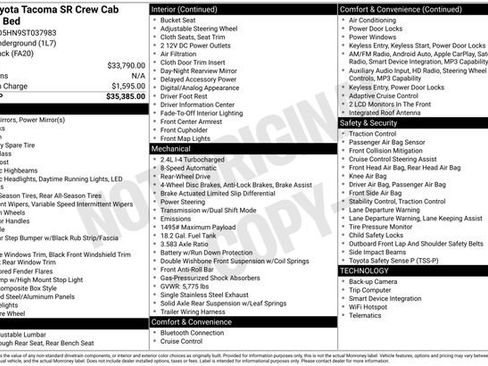 Used 2025 Toyota Tacoma SR RWD image 38