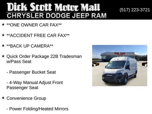 Used 2025 RAM ProMaster 2500 w/ Convenience Group FWD image 9