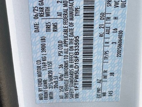 New 2025 Ford F150 Lariat w/ Equipment Group 501A Mid image 55