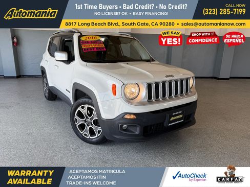 Used 2016 Jeep Renegade Limited FWD image 1
