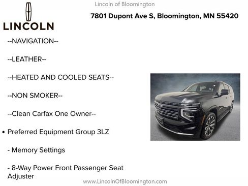 Used 2026 Chevrolet Suburban High Country w/ Sun And Tow Package AWD/4WD image 5