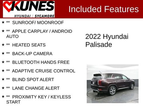 Used 2022 Hyundai Palisade SEL w/ Convenience Package FWD image 2