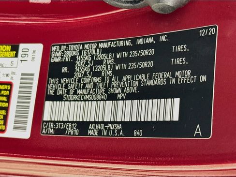 Certified 2021 Toyota Sienna XSE w/ XSE Plus Package FWD image 37
